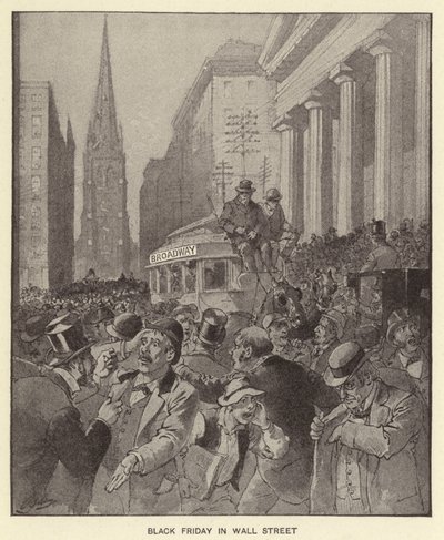 Vendredi noir à Wall Street - Henry Alexander (after) Ogden
