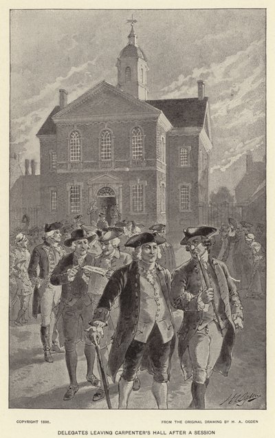 Délégués quittant Carpenter