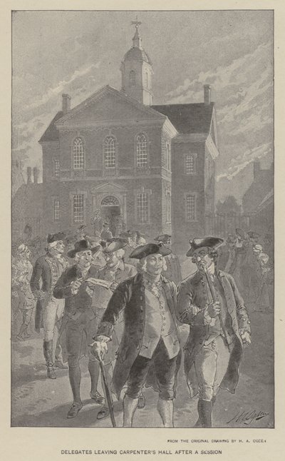 Délégués quittant Carpenter