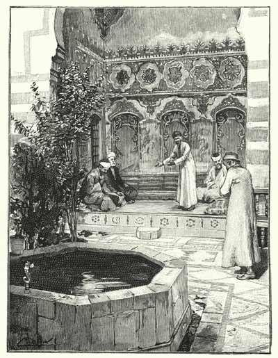 Réception des invités dans un levan, Damas - Henry Andrew Harper