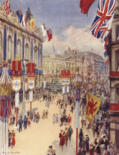 Piccadilly Circus, Londres - Henry Charles Brewer