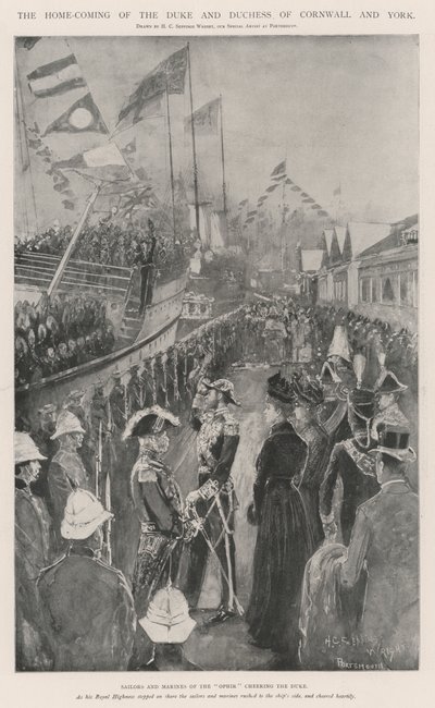 Le retour du duc et de la duchesse de Cornouailles et d