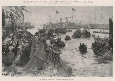 Le retour du duc et de la duchesse de Cornouailles et d