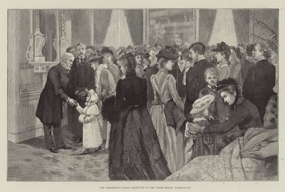 Réception publique du président à la Maison Blanche, Washington - Henry Charles Seppings Wright