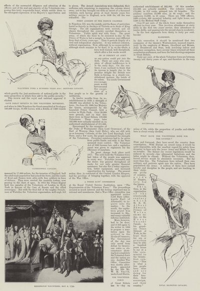 Types de volontaires il y a cent ans - Henry Charles Seppings Wright