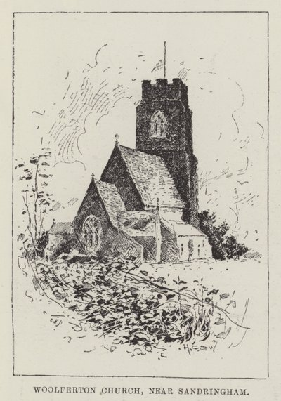 Église de Woolferton, près de Sandringham - Henry Charles Seppings Wright