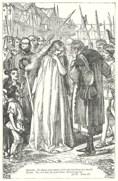 Le roi Henri VI, deuxième partie (gravure) - Henry Courtney (after) Selous