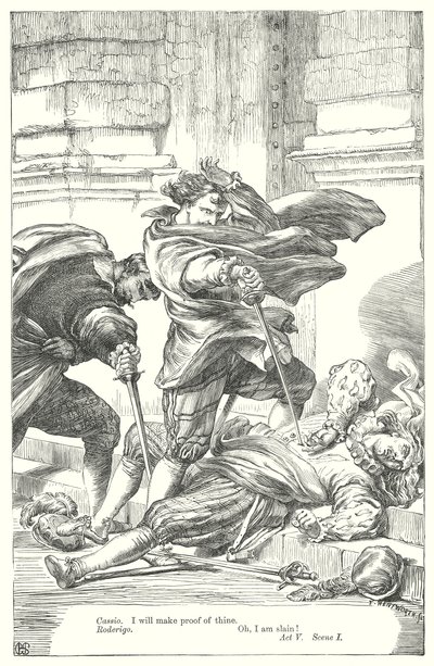 Othello (gravure) - Henry Courtney (after) Selous