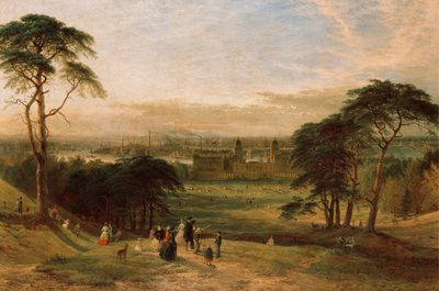 Londres depuis Greenwich Hill - Henry Dawson