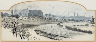 Parc Peel et Pendleton depuis le Crescent - Henry Edward Tidmarsh