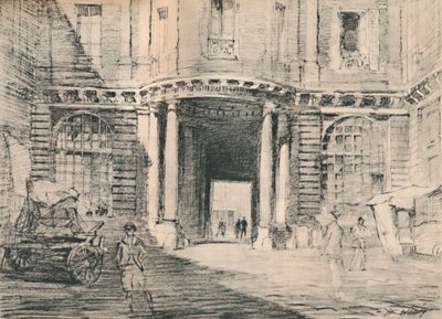 Double-ligné avec des palais abandonnés, vers 1927 - Henry Franks Waring