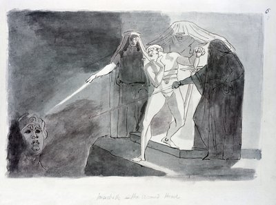 Macbeth et la tête armée - Johann Heinrich Füssli