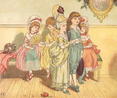 Gens à la mode (lithographie en couleur) - Henry Hetherington Emmerson