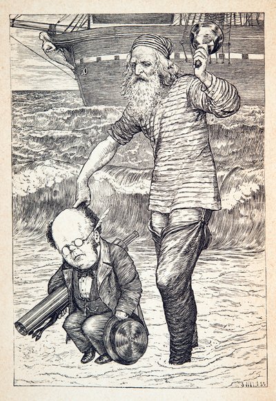 Soutenant chaque homme au sommet de la marée, pub. 1876 - Henry Holiday