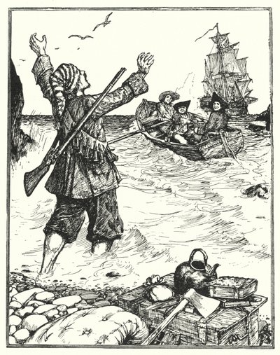 Alexander Selkirk (lithographie) - Henry Justice Ford