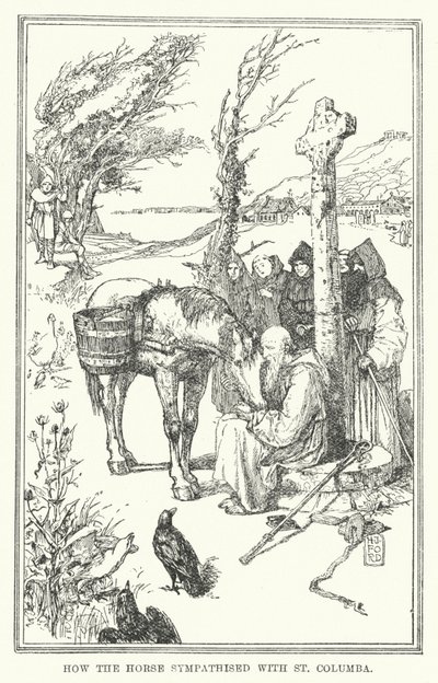 Comment le cheval a sympathisé avec Saint Columba - Henry Justice Ford