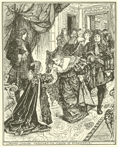 Marie Louise reçoit les visites de condoléances - Henry Justice Ford