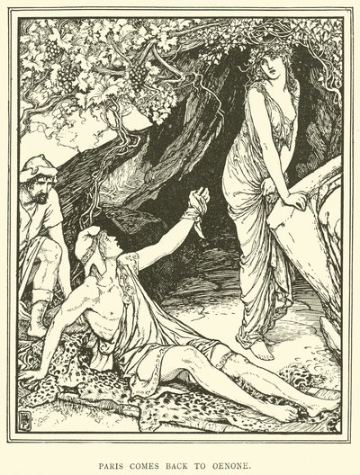 Paris revient à Œnone - Henry Justice Ford