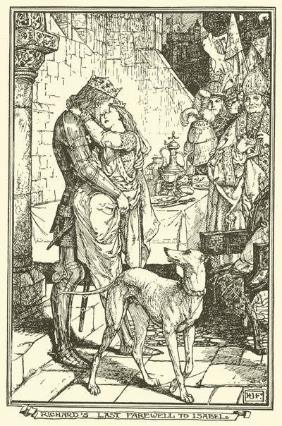Le dernier adieu de Richard à Isabel - Henry Justice Ford