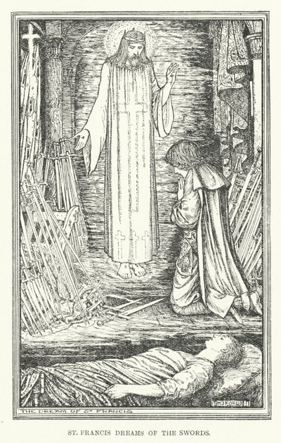 Saint François rêve des épées - Henry Justice Ford