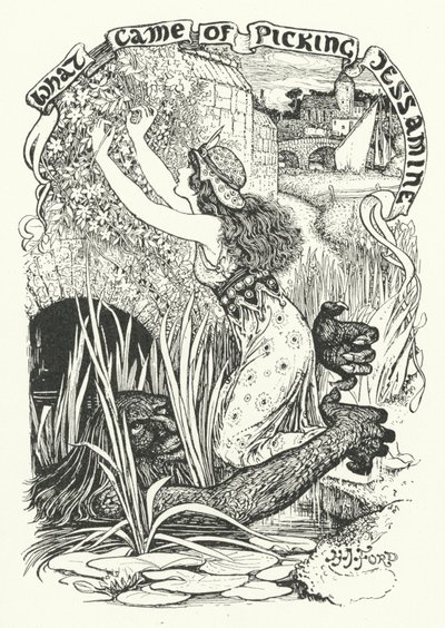 Ce qui est arrivé en cueillant du jasmin (gravure) - Henry Justice Ford