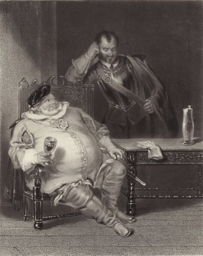 Falstaff et Bardolph - Henry Liverseege