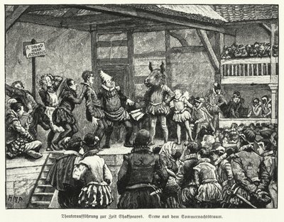 Représentation de la pièce de William Shakespeare Le Songe d