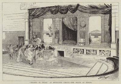 Hélène à Troie, au cirque Hengler, la mort d