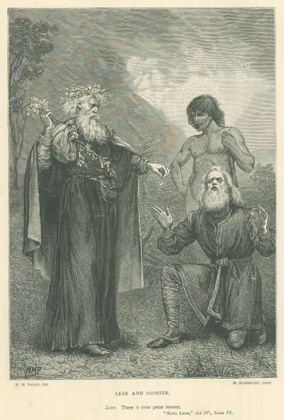 Illustration pour Le Roi Lear - Henry Marriott Paget