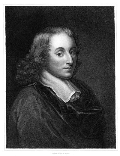 Blaise Pascal, philosophe, mathématicien, physicien et théologien français du 17ème siècle, vers 1830 - Henry Meyer