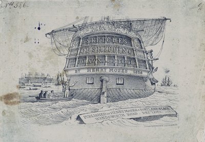 Couverture pour les croquis de navires de Henry Moses - Henry Moses