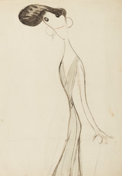 Irene Vanbrugh, étude pour la série Stars of the Music Hall Stage, vers 1908 - Henry Ospovat