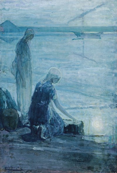 Moïse dans les buissons - Henry Ossawa Tanner