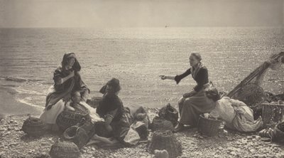 Commérages sur la plage - Henry Peach Robinson