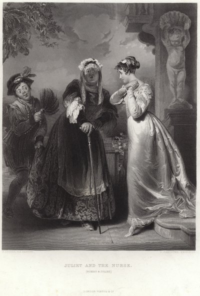 Juliette et la nourrice - Henry Perronet Briggs