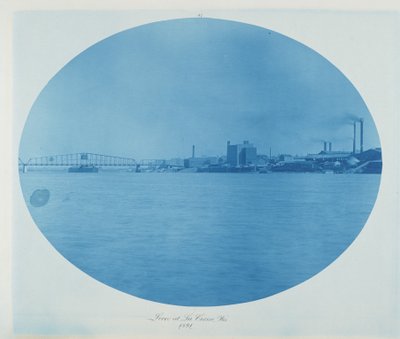 Digue à La Crosse, Wisconsin, 1891 (photo) - Henry Peter Bosse