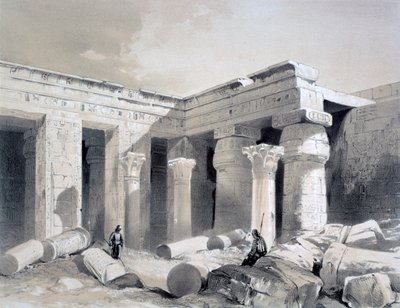 Medinet Abou, Thèbes, Égypte, XIXe siècle - Henry Pilleau