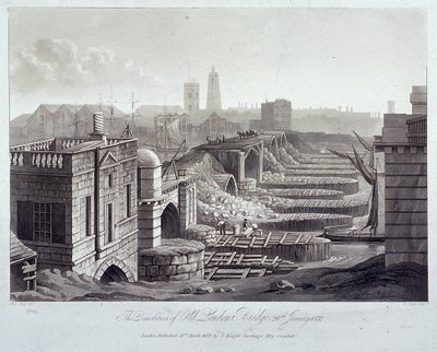 Vieux Pont de Londres, Londres, 1832 - Henry Pyall
