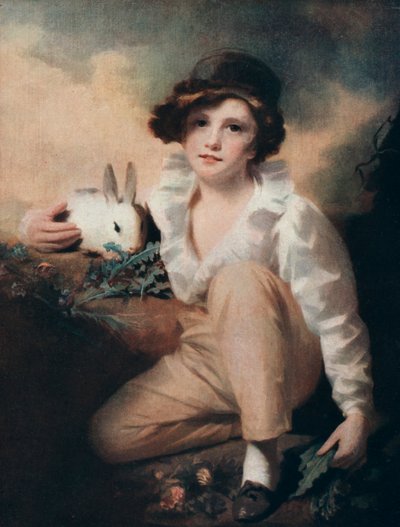 Garçon avec un lapin, vers 1814, 1912 - Henry Raeburn