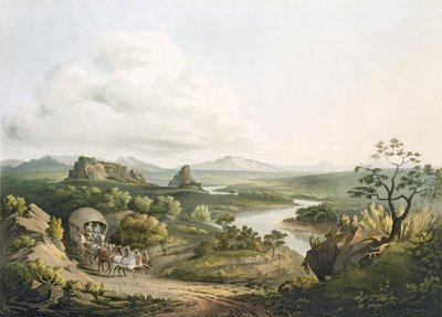 Vue près du col de Roode Sand au Cap de Bonne-Espérance, gravée par J. Bluck, 1809 - Henry Salt