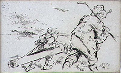 Le Golfeur maladroit, illustration du magazine 