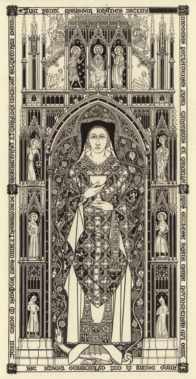 Dalle incisée, vers 1350 - Henry Shaw