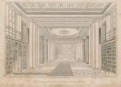 Intérieur de la bibliothèque du roi, British Museum - Henry Shaw