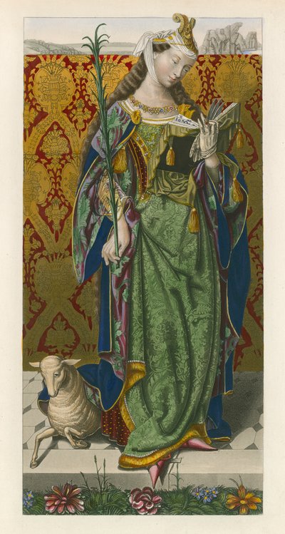Sainte Agnès, vers 1520, d