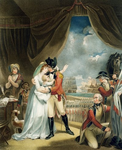 Guerre, gravé par John Whessell (c.1760-1823), pub. par T. Simpson et Darling und Thompson, 1798 - Henry Singleton