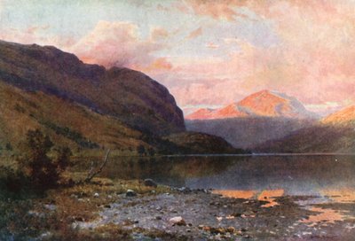 Loch Lubnaig, Perthshire (lithographie couleur) - Henry Sutton Palmer