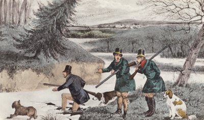 Mytton chassant en hiver - Henry Thomas (after) Alken
