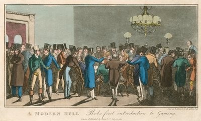 Un enfer moderne; La première introduction de Bob au jeu - Henry Thomas Alken