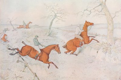 Une course de steeple-chase : Traversée d