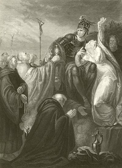 Saint Augustin devant Ethelbert - Henry Tresham